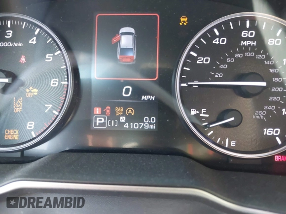 2020 Subaru Legacy Special Sports with VIN 4S3BWAG62L3014492, listed as a IAAI auction lot 41601193 with 41,079 mi miles and . Bid and sale history available at carsss.com. Image 7.