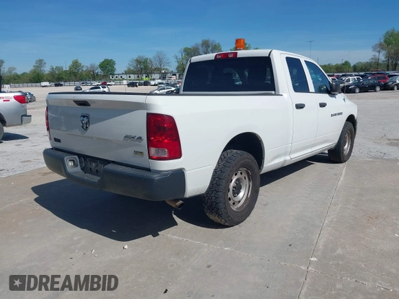 2012 Ram 1500 Tradesman with VIN 1C6RD7FP6CS204701, listed as a IAAI auction lot 42083619 with 194,860 mi miles. Bid and sale history available at carsss.com. Image 4.