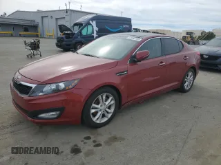 2013 Kia Optima EX with VIN 5XXGN4A75DG226784, listed as a Copart auction lot 47056785 with 118,848 mi miles and Salvage Title. Bid and sale history available at carsss.com. Image 1.