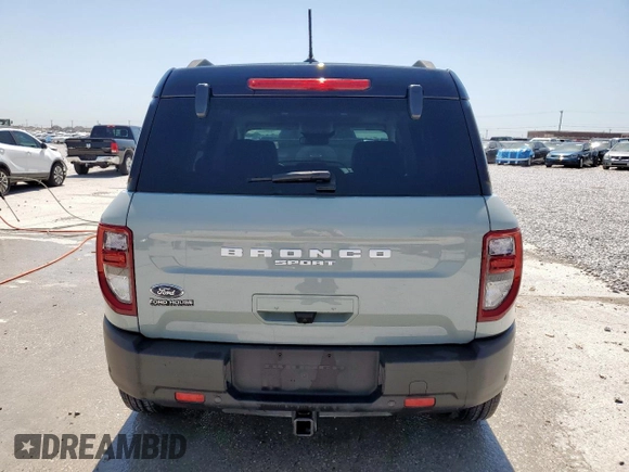 2022 Ford Bronco Sport Outer Banks with VIN 3FMCR9C65NRD69219, listed as a Copart auction lot 52765845 with 24,872 mi miles and Clean title. Bid and sale history available at DreamBid. Image 6.