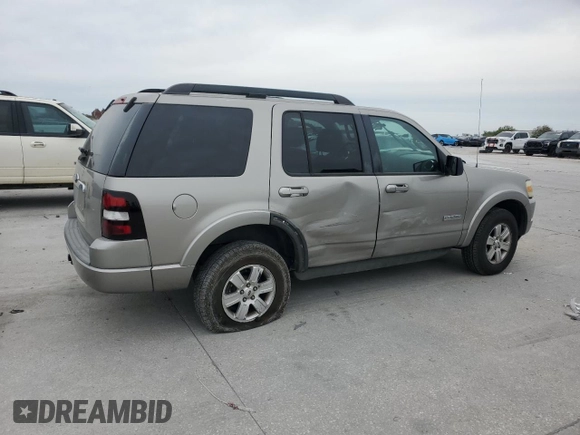 2008 Ford Explorer XLT with VIN 1FMEU63E48UA36536, listed as a Copart auction lot 50557415 with Not Provided miles and Salvage Title. Bid and sale history available at carsss.com. Image 3.