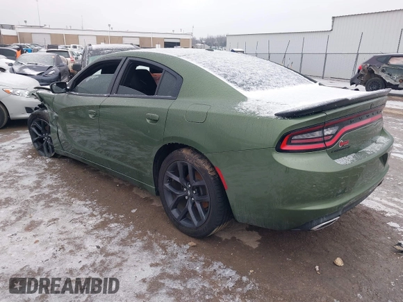 2021 Dodge Charger SXT with VIN 2C3CDXBG5MH570330, listed as a IAAI auction lot 41558328 with 119,828 mi miles. Bid and sale history available at carsss.com. Image 3.