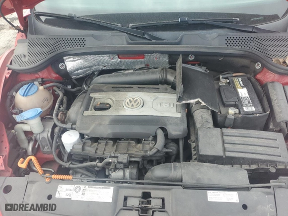 2012 Volkswagen Beetle 2.0T Turbo w/Sun/Sound with VIN 3VWV67ATXCM651866, listed as a Copart auction lot 43918205 with 94,896 mi miles and Salvage Title. Bid and sale history available at carsss.com. Image 12.