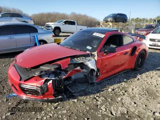 2018 Porsche 911 Turbo with VIN WP0AD2A9XJS156456, listed as a Copart auction lot 80754363 with 12,707 mi miles and Salvage Title. Bid and sale history available at carsss.com. Image 1.