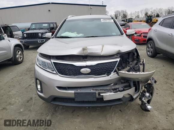 2015 Kia Sorento LX with VIN 5XYKT4A6XFG567734, listed as a Copart auction lot 43397335 with 152,166 mi miles and Salvage Title. Bid and sale history available at DreamBid. Image 5.