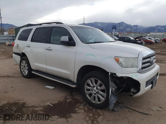 2014 Toyota Sequoia Platinum with VIN 5TDDW5G14ES104393, listed as a Copart auction lot 45494815 with 243,245 mi miles and Salvage Title. Bid and sale history available at carsss.com. Image 4.