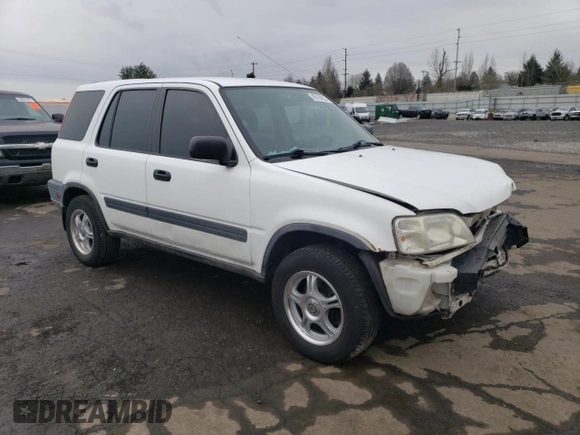 2001 Honda CR-V LX with VIN JHLRD18461C008907, listed as a Copart auction lot 45729925 with 166,836 mi miles and Salvage Title. Bid and sale history available at carsss.com. Image 4.