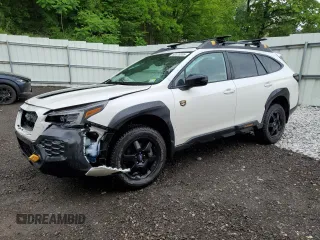 2025 Subaru Outback Wilderness z VIN 4S4BTGUD0S3117998, wystawiony jako Copart lot #60373285 z przebiegiem 3 893 mil mil oraz Szkoda całkowita • Salvage title. Historia ofert i sprzedaży dostępna na DreamBid. Obrazek 1.