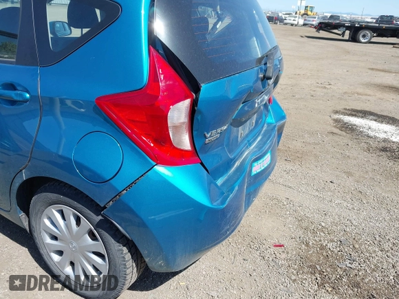 2014 Nissan Note S with VIN 3N1CE2CP4EL406931, listed as a IAAI auction lot 42106400 with 65,614 mi miles and . Bid and sale history available at DreamBid. Image 6.