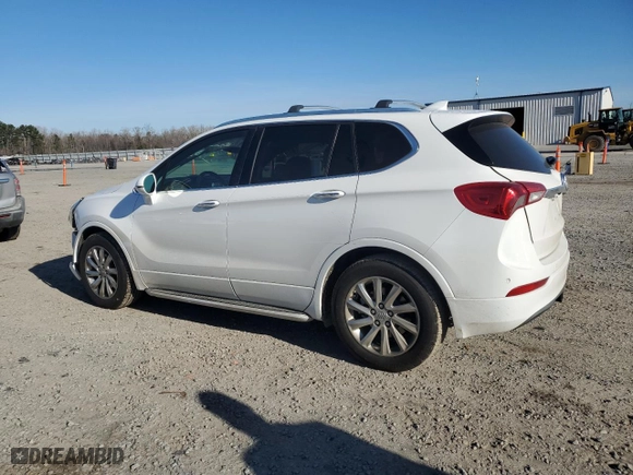 2019 Buick Envision Essence with VIN LRBFXCSA7KD026392, listed as a Copart auction lot 45635395 with 43,090 mi miles and Salvage Title. Bid and sale history available at carsss.com. Image 2.