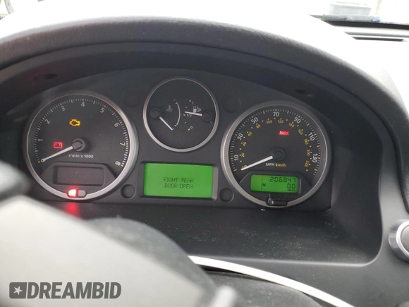 2008 Land Rover LR2 SE with VIN SALFS24N38H034106, listed as a Copart auction lot 79703344 with 206,847 mi miles and Salvage title. Bid and sale history available at DreamBid. Image 9.