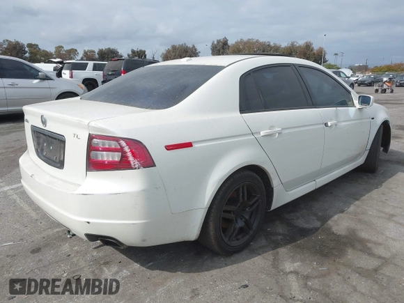 2007 Acura TL with VIN 19UUA66287A023297, listed as a IAAI auction lot 42111537 with 226,242 mi miles. Bid and sale history available at carsss.com. Image 4.