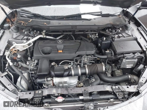 2021 Acura TLX w/Advance Package with VIN 19UUB6F62MA005535, listed as a IAAI auction lot 41913399 with 29,037 mi miles. Bid and sale history available at carsss.com. Image 10.