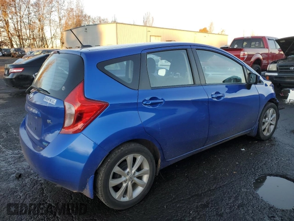 2015 Nissan Note SR with VIN 3N1CE2CP4FL391655, listed as a Copart auction lot 83749654 with 55,274 mi miles and Salvage title. Bid and sale history available at DreamBid. Image 3.