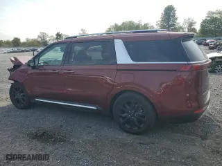 2022 Kia Carnival SX with VIN KNDNE5H33N6089537, listed as a Copart auction lot 71473344 with 46,702 mi miles and Salvage Title. Bid and sale history available at carsss.com. Image 2.
