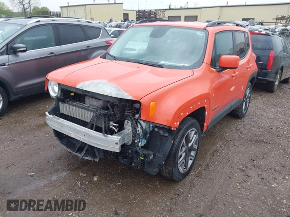 2017 Jeep Renegade Latitude z VIN ZACCJBBB7HPF30024, wystawiony jako IAAI lot #42176035 z przebiegiem 78 928 mil mil oraz . Historia ofert i sprzedaży dostępna na DreamBid. Obrazek 17.