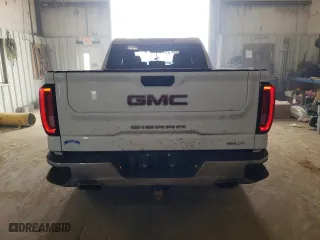 2019 GMC Sierra 1500 SLT with VIN 3GTU9DED0KG308438, listed as a Copart auction lot 48434035 with 166,724 mi miles and Salvage Title. Bid and sale history available at carsss.com. Image 6.
