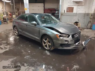 2015 Audi A3 2.0T Premium with VIN WAUBFGFF4F1090541, listed as a IAAI auction lot 41375694 with 99,779 mi miles. Bid and sale history available at carsss.com. Image 1.