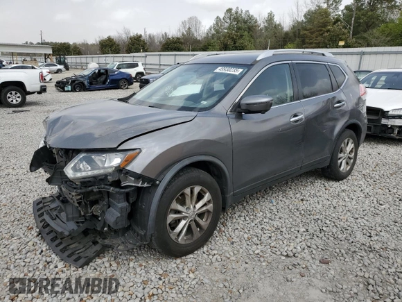 2016 Nissan Rogue SV with VIN JN8AT2MT4GW015737, listed as a Copart auction lot 49930235 with 106,858 mi miles and Salvage Title. Bid and sale history available at carsss.com. Image 1.