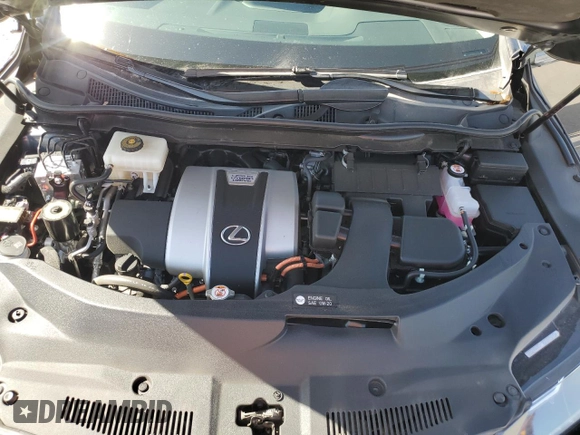 2022 Lexus RX with VIN JTJHGKFAXN2022736, listed as a Copart auction lot 53705284 with 24,642 mi miles and Salvage Title. Bid and sale history available at carsss.com. Image 12.