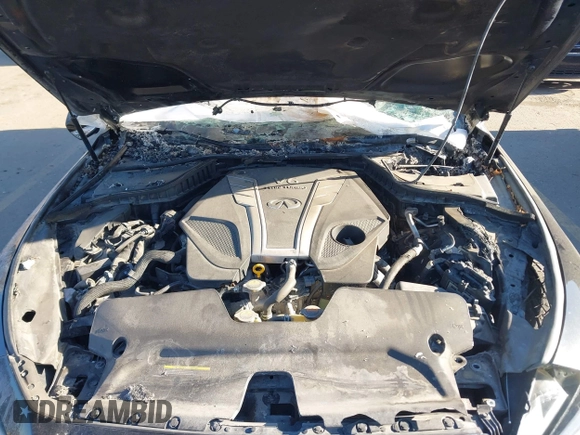 2018 Infiniti Q50 3.0t SPORT with VIN JN1EV7AR2JM431143, listed as a IAAI auction lot 41462063 with Not Provided miles. Bid and sale history available at carsss.com. Image 9.