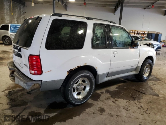 2001 Ford Explorer Sport with VIN 1FMYU70E81UA67897, listed as a Copart auction lot 57620075 with 225,597 mi miles and Salvage title. Bid and sale history available at DreamBid. Image 3.