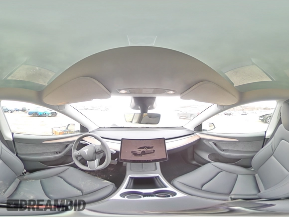 2025 Tesla Model Y Long Range with VIN 7SAYGDED1SF248427, listed as a Copart auction lot 43988825 with 1,891 mi miles and Salvage Title. Bid and sale history available at DreamBid. Image 13.