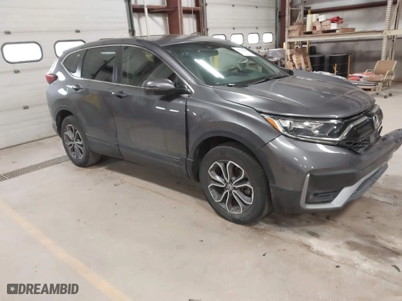 2021 Honda CR-V EX-L with VIN 2HKRW2H87MH673744, listed as a IAAI auction lot 41710643 with 31,700 mi miles. Bid and sale history available at carsss.com. Image 1.
