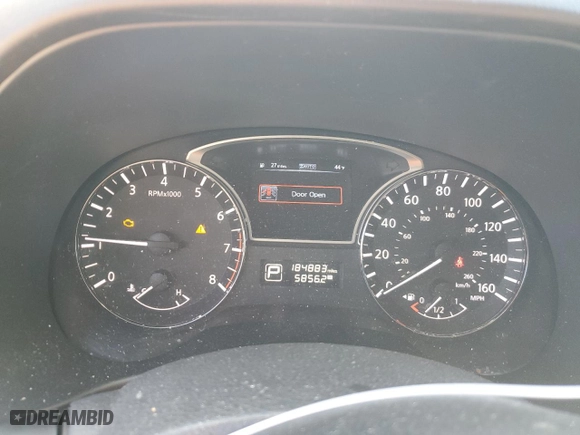 2014 Nissan Pathfinder SV with VIN 5N1AR2MM1EC706950, listed as a Copart auction lot 49158495 with 184,883 mi miles and Salvage Title. Bid and sale history available at carsss.com. Image 9.