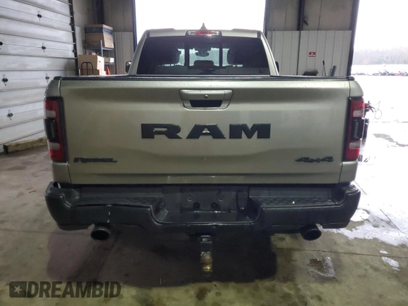 2019 Ram 1500 Rebel z VIN 1C6SRFET4KN725120, wystawiony jako Copart lot #84339724 z przebiegiem 119 075 mil mil oraz Szkoda całkowita • Salvage title. Historia ofert i sprzedaży dostępna na DreamBid. Obrazek 6.