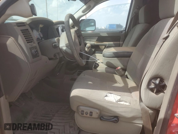 2007 Dodge Ram 2500 SLT with VIN 3D7KR28A07G826219, listed as a Copart auction lot 50752995 with 0 mi miles and Salvage Title. Bid and sale history available at carsss.com. Image 7.