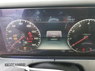 2018 Mercedes-Benz E-Class E 400 with VIN WDD1K6GB3JF062148, listed as a Copart auction lot 45142765 with 158,957 mi miles and Salvage Title. Bid and sale history available at carsss.com. Image 9.