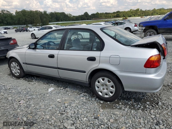 1999 Honda Civic DX with VIN 1HGEJ662XXL027828, listed as a Copart auction lot 72623664 with 133,302 mi miles and Salvage Title. Bid and sale history available at carsss.com. Image 2.