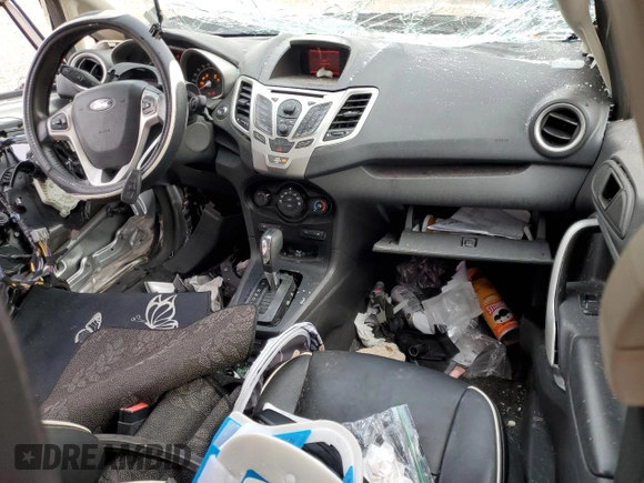 2011 Ford Fiesta SES with VIN 3FADP4FJ7BM186601, listed as a Copart auction lot 51461585 with 140,044 mi miles and Salvage Title. Bid and sale history available at carsss.com. Image 8.