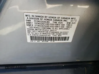 2010 Acura ZDX Tech Pkg with VIN 2HNYB1H44AH501443, listed as a Copart auction lot 84997314 with 135,883 mi miles and Salvage Title. Bid and sale history available at carsss.com. Image 13.