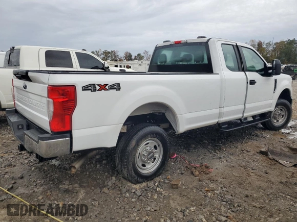 2021 Ford Super Duty F-250 SRW XL with VIN 1FT7X2B62MED47863, listed as a Copart auction lot 76043364 with 0 mi miles and Salvage Title. Bid and sale history available at carsss.com. Image 3.