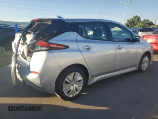 2025 Nissan LEAF S with VIN 1N4AZ1BV0SC560195, listed as a Copart auction lot 73803714 with 1,728 mi miles and Salvage Title. Bid and sale history available at carsss.com. Image 3.