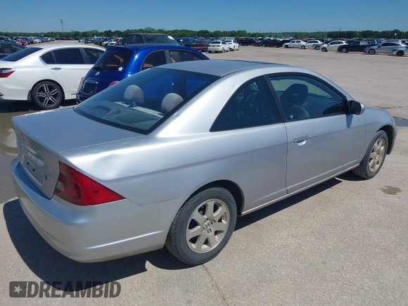 2003 Honda Civic EX with VIN 1HGEM22933L069450, listed as a IAAI auction lot 42088660 with 144,717 mi miles and . Bid and sale history available at DreamBid. Image 4.