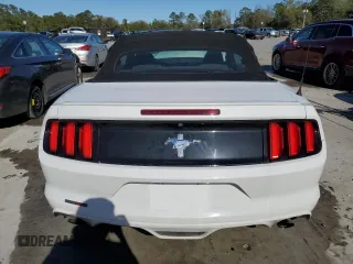 2017 Ford Mustang V6 with VIN 1FATP8EM8H5271878, listed as a Copart auction lot 50373315 with 47,406 mi miles and Salvage Title. Bid and sale history available at carsss.com. Image 6.