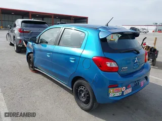 2017 Mitsubishi Mirage ES with VIN ML32A3HJXHH006716, listed as a IAAI auction lot 41841391 with 83,049 mi miles. Bid and sale history available at carsss.com. Image 3.