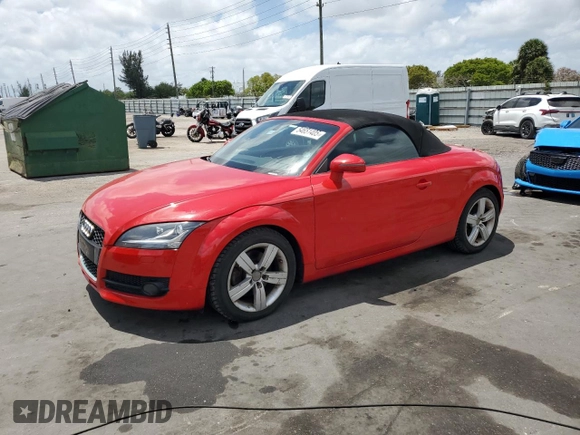 2008 Audi TT 2.0T with VIN TRUMF38J981025716, listed as a Copart auction lot 54651405 with 125,811 mi miles and Clean Title. Bid and sale history available at carsss.com. Image 1.