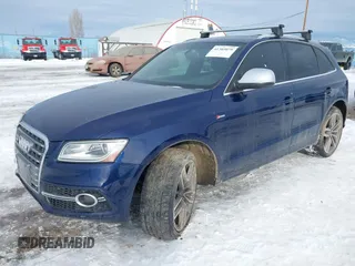 2014 Audi SQ5 Prestige with VIN WA1VGAFP3EA110144, listed as a IAAI auction lot 41305079 with 116,285 mi miles. Bid and sale history available at carsss.com. Image 2.
