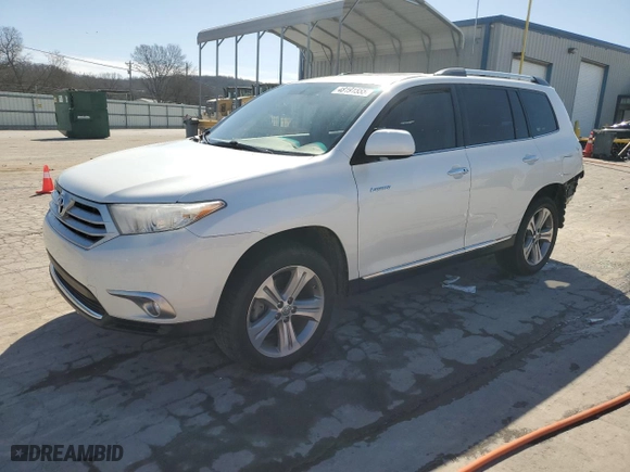 2012 Toyota Highlander Limited with VIN 5TDYK3EH1CS065471, listed as a Copart auction lot 48191555 with 177,469 mi miles and Salvage Title. Bid and sale history available at carsss.com. Image 1.