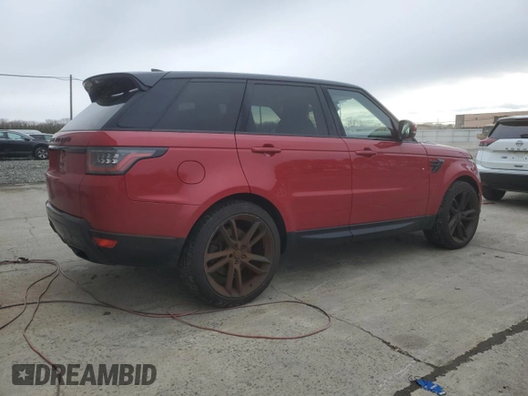 2018 Land Rover Range Rover Sport HSE with VIN SALWR2RVXJA198813, listed as a Copart auction lot 50330145 with 151,499 mi miles and Clean Title. Bid and sale history available at carsss.com. Image 3.