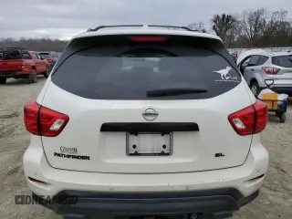 2019 Nissan Pathfinder SL with VIN 5N1DR2MNXKC614592, listed as a Copart auction lot 43337845 with 84,106 mi miles and Salvage Title. Bid and sale history available at carsss.com. Image 6.