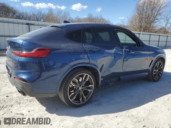 2020 BMW X4 M40i with VIN 5UX2V5C01LLE69394, listed as a Copart auction lot 44036774 with 22,582 mi miles and Clean title. Bid and sale history available at DreamBid. Image 3.