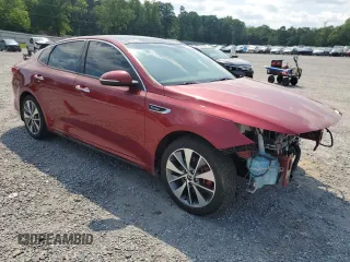 2016 Kia Optima SX Turbo with VIN 5XXGW4L27GG095764, listed as a Copart auction lot 54824235 with 87,231 mi miles and Salvage title. Bid and sale history available at DreamBid. Image 4.