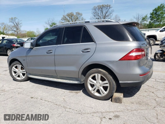 2012 Mercedes-Benz M ML 350 with VIN 4JGDA5HB9CA027046, listed as a Copart auction lot 53982985 with 214,917 mi miles and Clean Title. Bid and sale history available at carsss.com. Image 2.