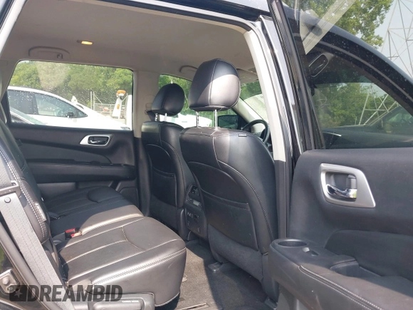 2019 Nissan Pathfinder SV with VIN 5N1DR2MM3KC598534, listed as a IAAI auction lot 42403130 with 117,213 mi miles and . Bid and sale history available at DreamBid. Image 8.