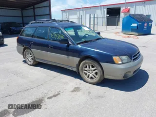 2000 Subaru Legacy Outback z VIN 4S3BH6653Y7673276, wystawiony jako IAAI lot #42342698 z przebiegiem 260 875 mil mil oraz . Historia ofert i sprzedaży dostępna na DreamBid. Obrazek 1.